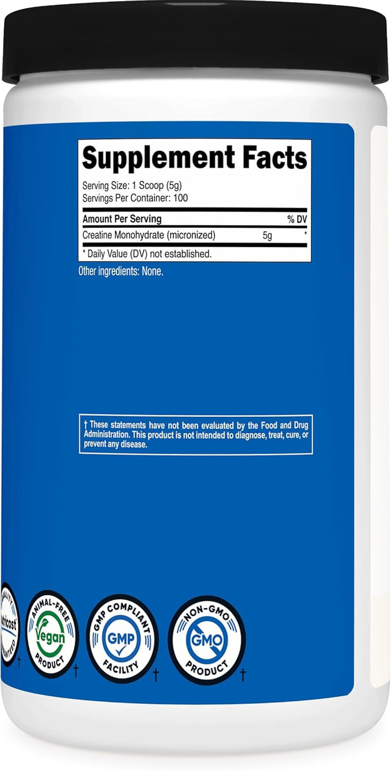 Creatine Monohydrate Micronized Powder 500G, 5000Mg per Serv (5G) - 100 Servings, 17.9 Oz