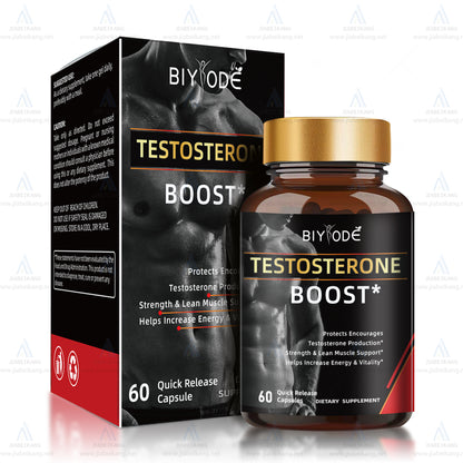 Custom Label Supplement Manufacturer Wholesale Tablets Men Power Muscle Support Supplements Male Boost Capsules