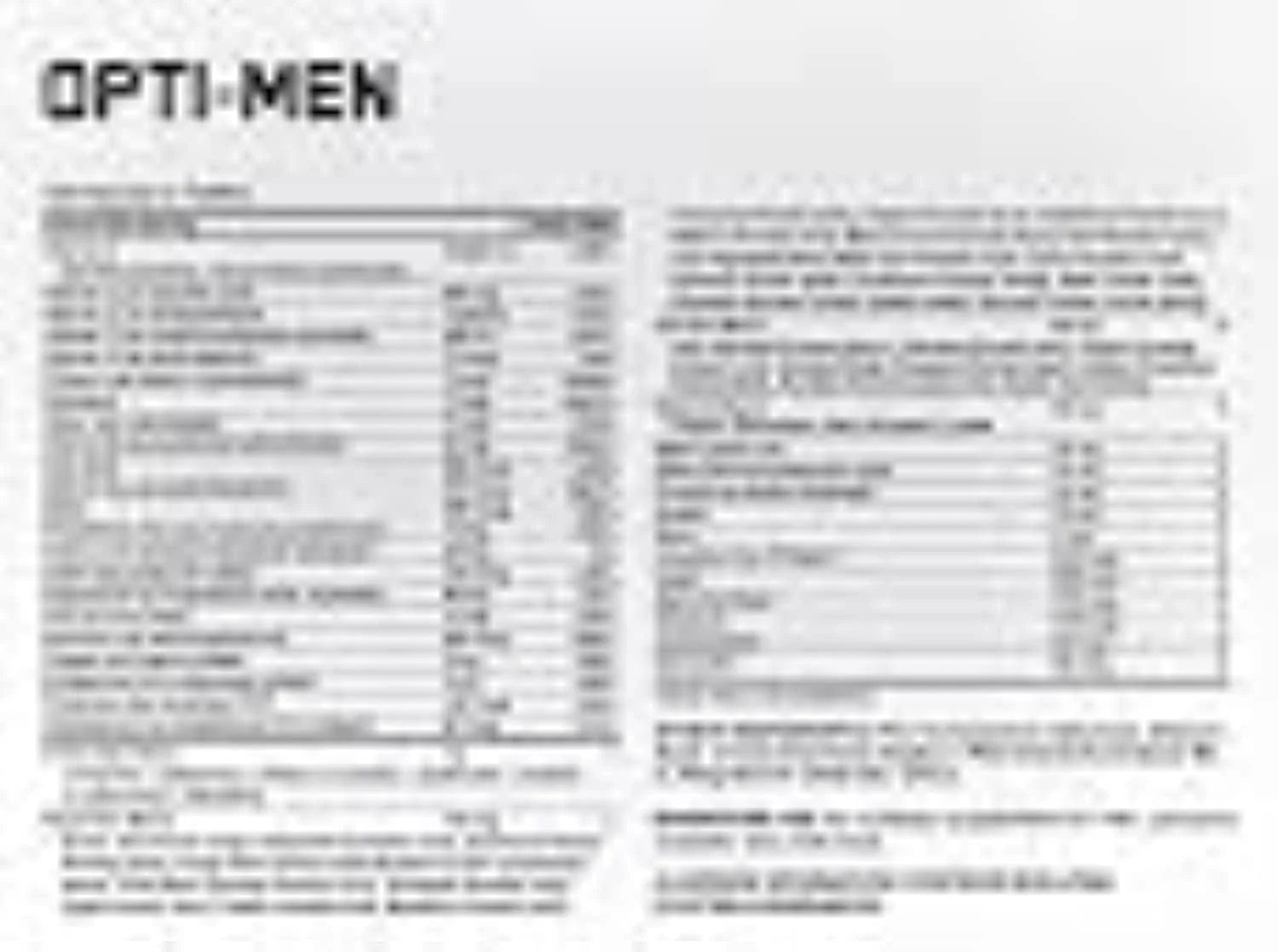 Optimum Nutrition Opti-Men Supplement, 150 Count