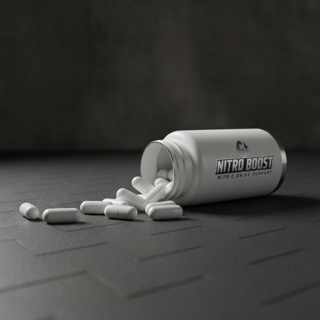 Nutricost Nitric Oxide Booster white capsules